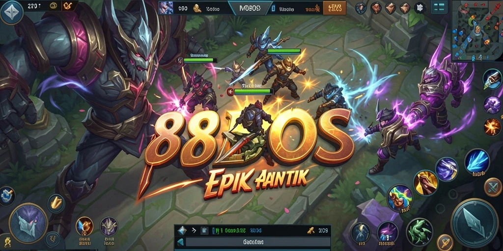 Gameplay seru di 88BOS dengan pertarungan tim yang intens.
