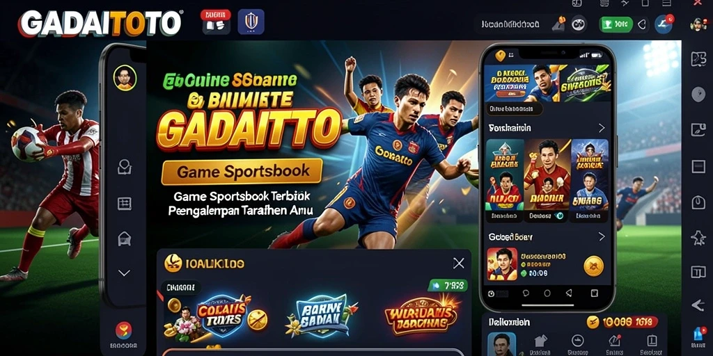 Screenshot GADAITOTO menampilkan antarmuka sportsbook yang menarik dan interaktif.