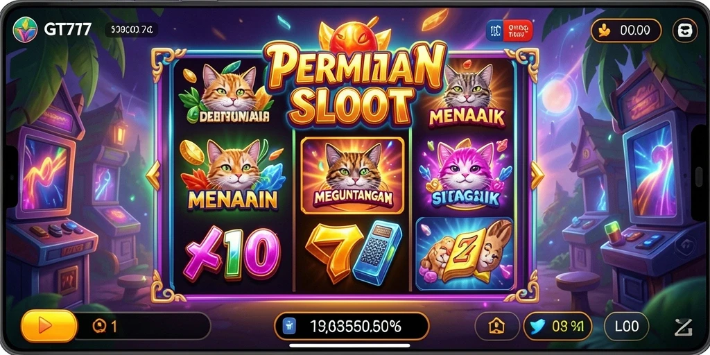 Tampilan gameplay menarik dari GT777 saat putaran slot berlangsung.