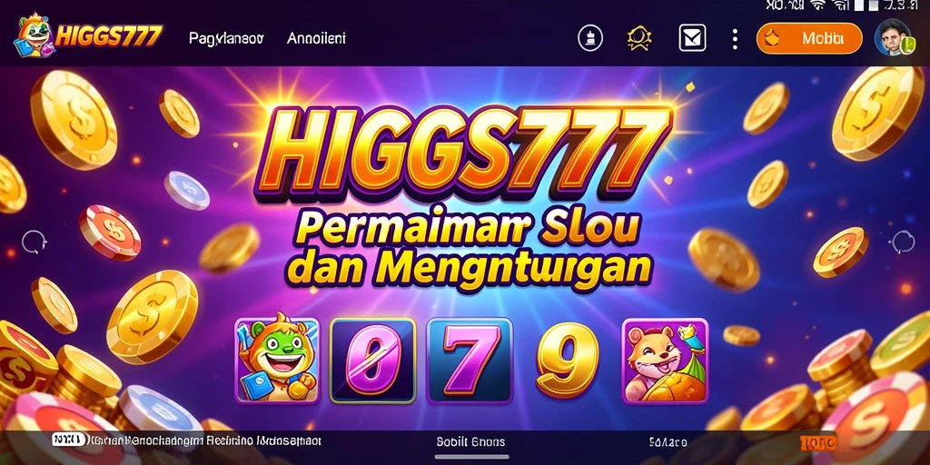 Tampilan menarik dari gameplay HIGGS777 dengan grafik slot yang memikat.