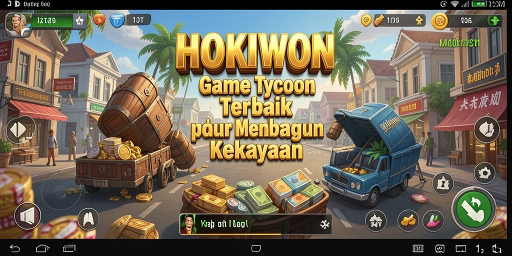 Tampilan gameplay HOKIWON yang menarik dan penuh warna.