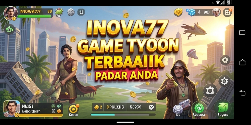Tampilan gameplay Tycoon yang menarik dan dinamis.