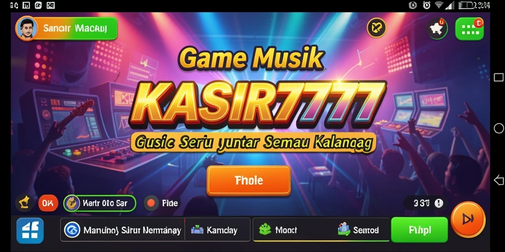 Tampilan gameplay KASIR777 yang menarik dan penuh warna.