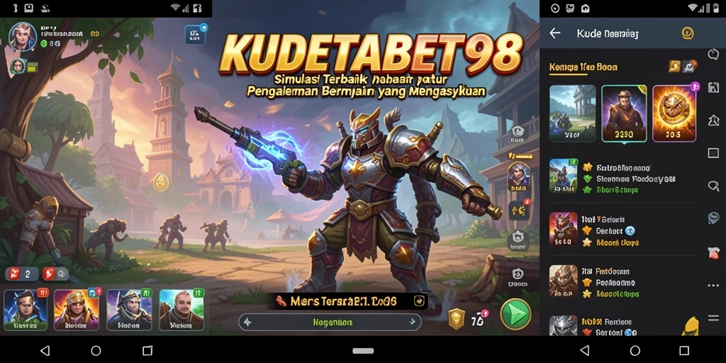 Tampilan gameplay KUDETABET98 yang menarik dan interaktif.