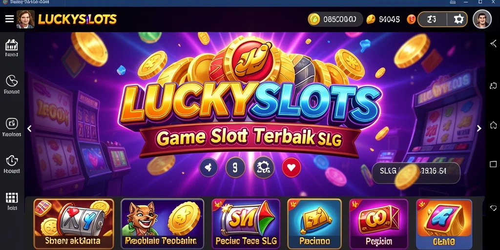 Tampilan menarik dari gameplay LUCKYSLOTS di tengah keseruan permainan.