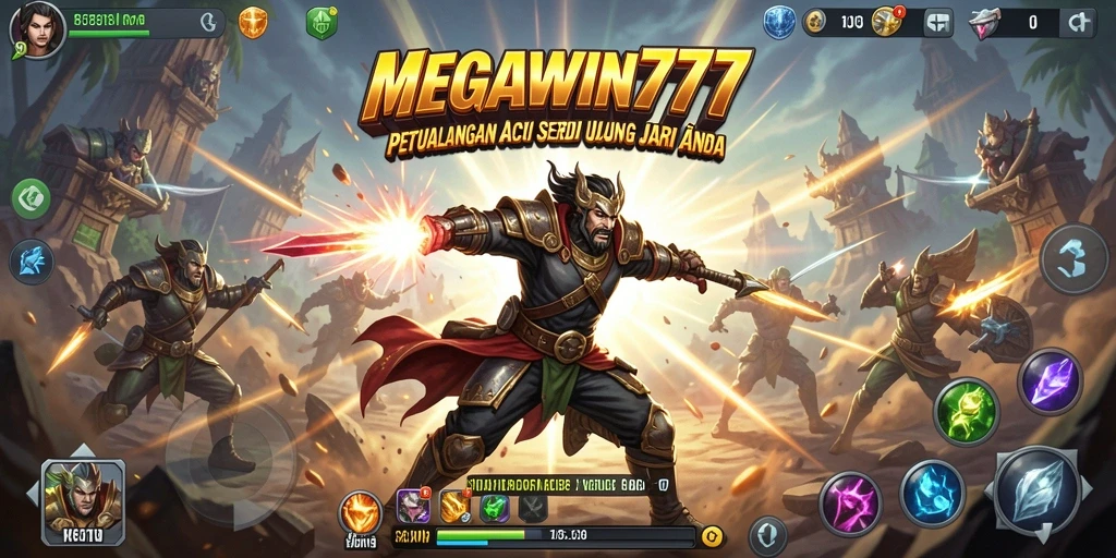 Tampilan gameplay seru dan menegangkan dari MEGAWIN777.