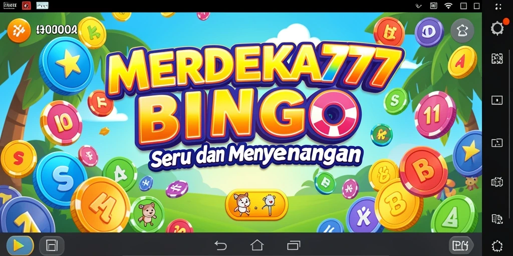 Tampilan screenshot game Bingo MERDEKA777 yang menarik dan mengasyikkan.