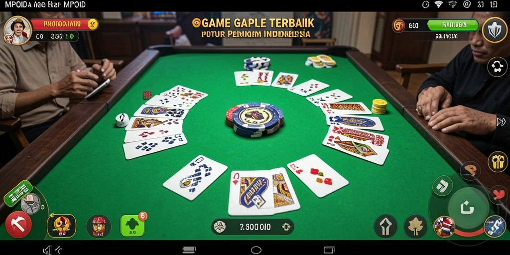 Tampilan gameplay Gaple yang memikat dari MPOID.