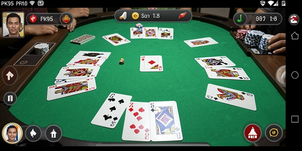 Tampilan gameplay PK95 yang menarik dan interaktif.