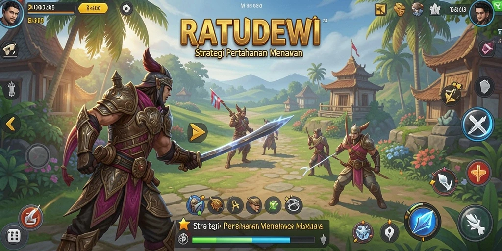 Screenshot gameplay tower defense yang menegangkan di RATUDEWI.