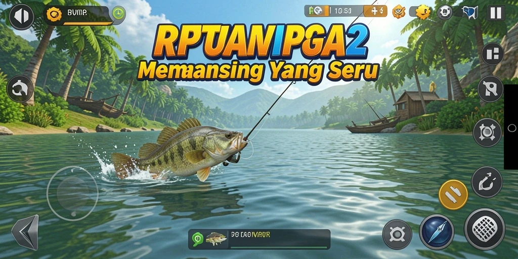 Tampilan menarik grafik RPVIP2 saat menangkap ikan.