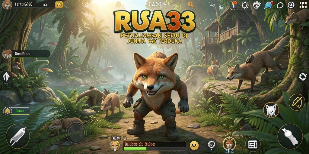 Tampilan gameplay yang penuh aksi dan petualangan seru.