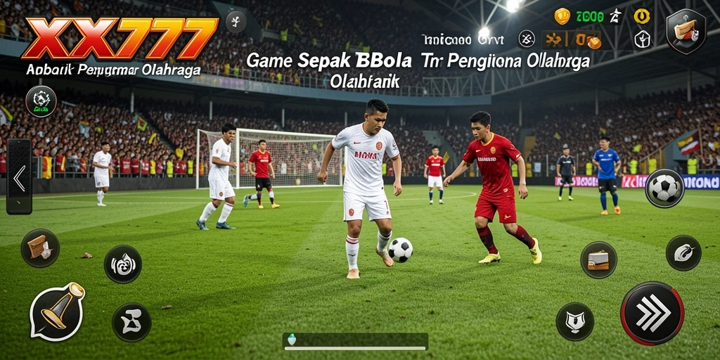 Tampilan gameplay seru dari game sepak bola XXX777.