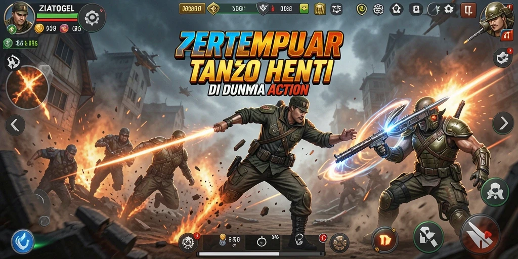 Tampilan mendebarkan dari gameplay ZIATOGEL yang penuh aksi.